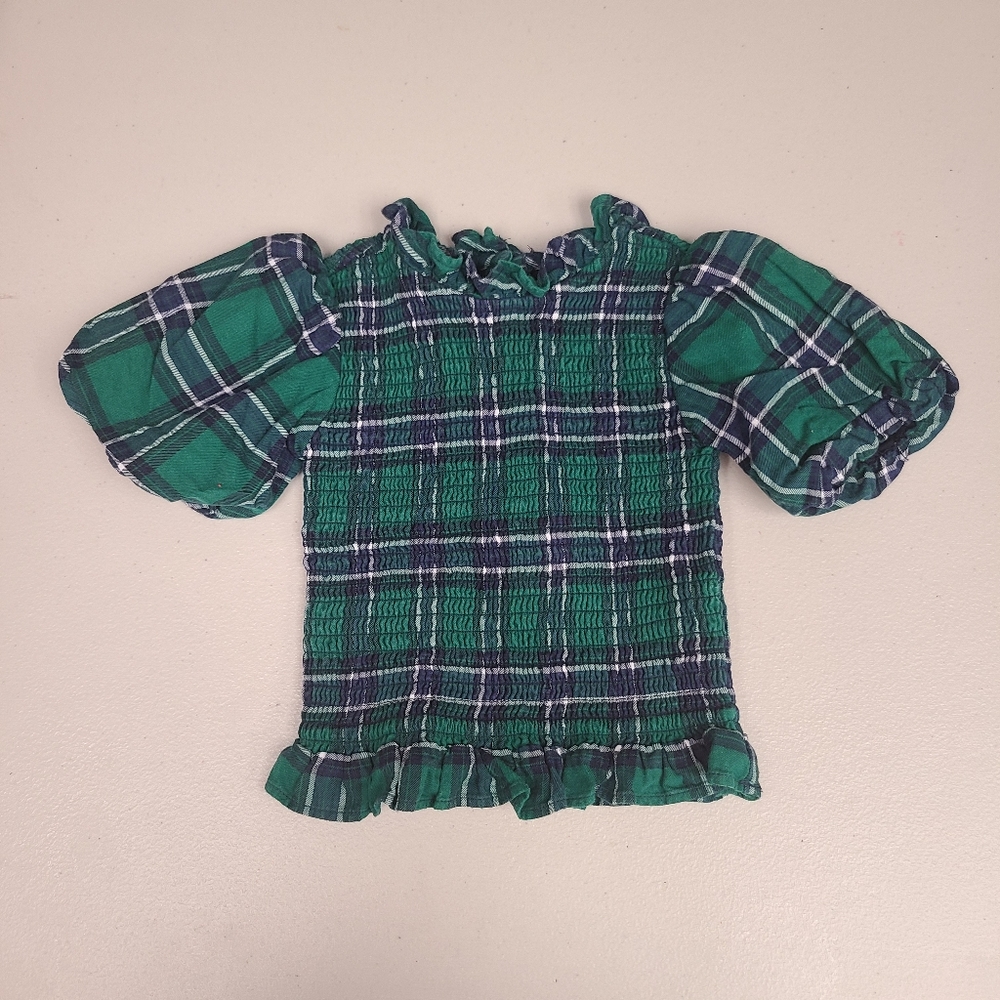 Jamie & Jack Tartan Blouse Shirt Top 2T